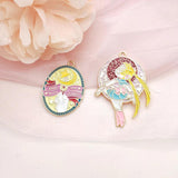 10pcs Alloy Dripping Oil Charm Pendant DIY Accessories