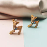 10pcs 3D Elk Deer Resin Charms Pendants for DIY Jewelry Earring Keychain