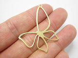 6pcs Brass Butterfly Charms Necklace Pendant 42.6x32.6mm R1134