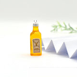 10Pcs Resin Wine Bottle Charm DIY Pendant Jewelry Keychain Earrings Necklace