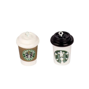 10Pcs Coffee Charm Resin 3D Pendant DIY Jewelry Making Accessories