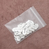 Mixed Heart Mum Nanny Charms 15*17mm 10pcs