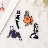 8 Pcs Acrylic Skull Horror Doll Charms for Earring Pendant Necklace DIY