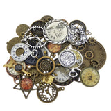 20PCS Steampunk Watch Face Charm for Jewelry Making
