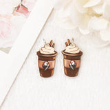 8Pcs Halloween Charms Acrylic Earring Pendant DIY Accessory