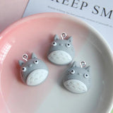 10Pcs Cartoon Animals Resin Charms for DIY Jewelry Making