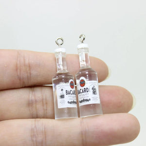 10Pcs Drink Bottle Resin Charm Pendant DIY Jewelry Making Accessories