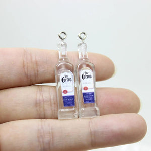 10Pcs Drink Bottle Resin Charm Pendant DIY Jewelry Making Accessories