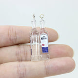 10Pcs Drink Bottle Resin Charm Pendant DIY Jewelry Making Accessories
