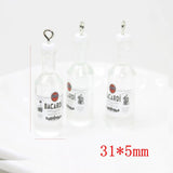 10Pcs Drink Bottle Resin Charm Pendant DIY Jewelry Making Accessories