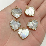 Mother-of-pearl Shell Charm Pendant for Jewelry Making
