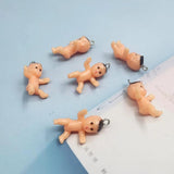 10pcs Baby Resin Charms for DIY Jewelry Making Earrings Keychain