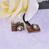 10pcs Retro Camera Metal Charms for Jewelry Making 14x17mm