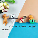 6pcs Branch Cat Backpack Dog Charms for DIY Jewelry Making