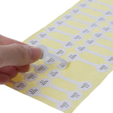 100Pcs Paper Jewelry Sticker Ring Size Tag Labels Display Cards