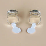 100Pcs Paper Jewelry Sticker Ring Size Tag Labels Display Cards