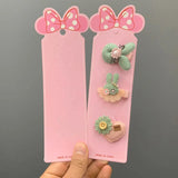 20pcs Hair Clip Cards Hair Accessories Display Card Multi-style Packaging Tag