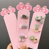 20pcs Hair Clip Cards Hair Accessories Display Card Multi-style Packaging Tag