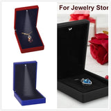 LED Light Jewelry Display Case Premium Pendant Necklace Wedding Supplies