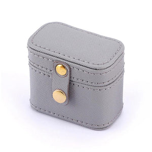 Mini Jewelry Display Case Ring Box Cabinet Armoire Portable Organizer