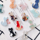 10pcs 25mm Cat Acrylic Charms Pendant DIY Jewelry Accessories