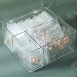 Jewelry Storage Book Anti-oxidation Bags Drawer Earrings Organizer