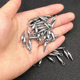 20 pcs Stainless Steel Cone Earring Necklace Pendant Jewelry Making Components
