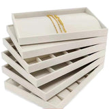 Velvet Jewelry Tray Case Stackable Display Box
