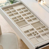 Velvet Jewelry Tray Case Stackable Display Box