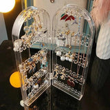 Jewelry Display Rack Earrings Holder Organizer Storage Stand
