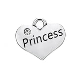 Skyrim Family Crystal Heart Charm Floating Pendant for Jewelry