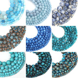 Natural Stone Beads Aquamarine Agate Jades Hematite Spacer Beads