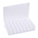 Transparent Plastic Jewelry Holder Ring Earring Organizer Box