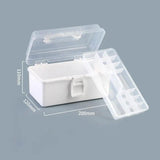 Transparent Plastic Jewelry Holder Ring Earring Organizer Box