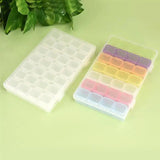 Transparent Plastic Jewelry Holder Ring Earring Organizer Box