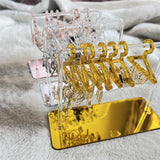 Acrylic Earrings Display Stand Jewelry Rack Gift Organizer Showcase Hook