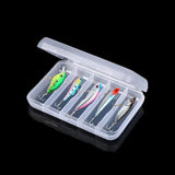 5 Grids Plastic Storage Containers Box for Earrings Bracelet Fishing Gear