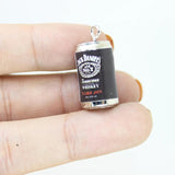 8Pcs Resin Mini 3D Cans Charm Bottle DIY Pendant Jewelry