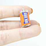 8Pcs Resin Mini 3D Cans Charm Bottle DIY Pendant Jewelry