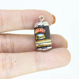 8Pcs Resin Mini 3D Cans Charm Bottle DIY Pendant Jewelry