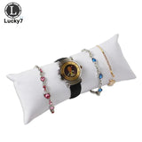 Jewelry Pillow Stand Holder Organizer Bracelet Case Bangle Anklet Watch