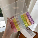 28 Grids Clear Plastic Storage Box Organizer Portable Mini Pill Medicine Holder