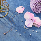 50pcs Marble Paper Earring Necklace Display Cards & Tags Jewelry Packing
