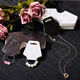 50pcs Marble Paper Earring Necklace Display Cards & Tags Jewelry Packing