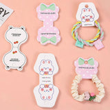 50 Animal Shape Jewelry Display Cards for DIY Necklace Headwear Packaging