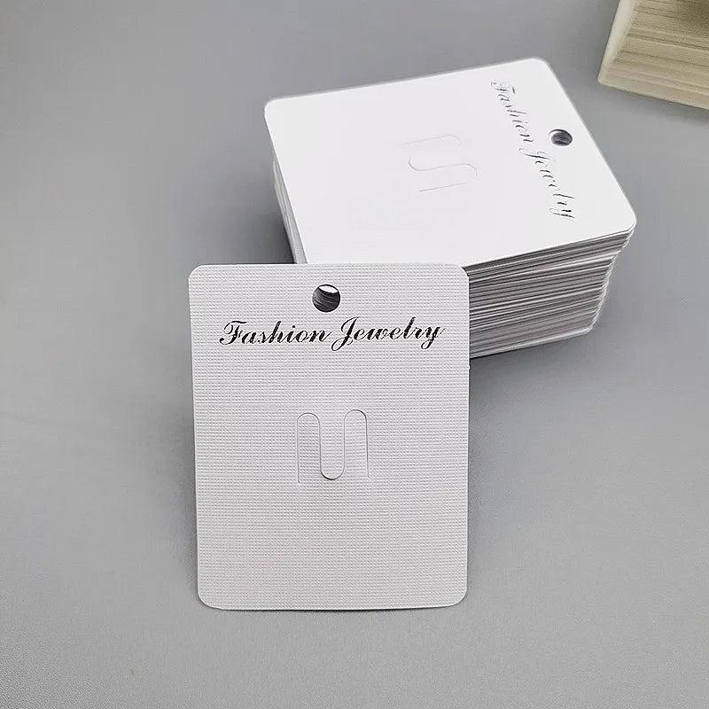 25-50pcs Brooches Display Cards Plastic Packaging Label for DIY Jewelry Brooches