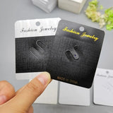 25-50pcs Brooches Display Cards Plastic Packaging Label for DIY Jewelry Brooches