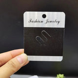 25-50pcs Brooches Display Cards Plastic Packaging Label for DIY Jewelry Brooches