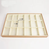 Velvet Stackable Jewelry Tray Case Display Storage Box