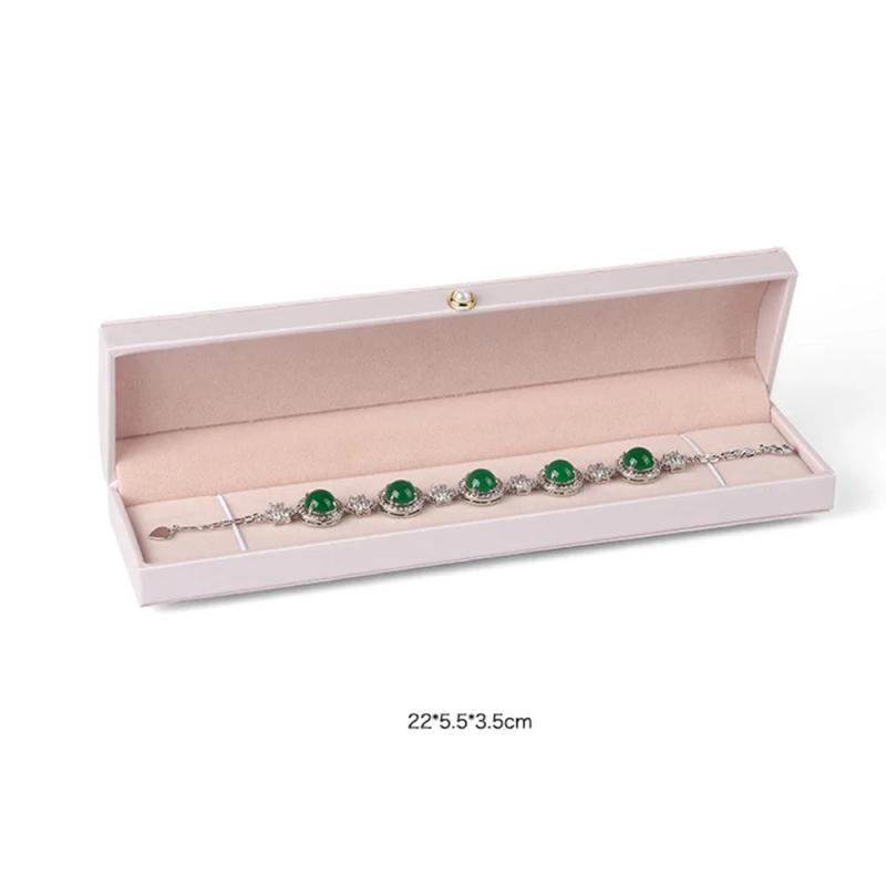 Pearl Clasp Jewelry Box for Rings Necklace Earrings